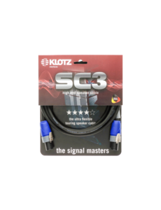 KLOTZ SC-3 Speaker Cable black 2m