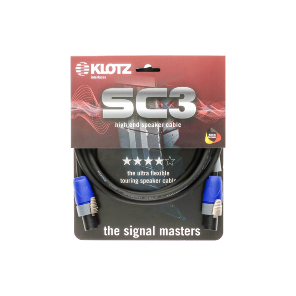 KLOTZ SC-3 Speaker-Cable black 30m