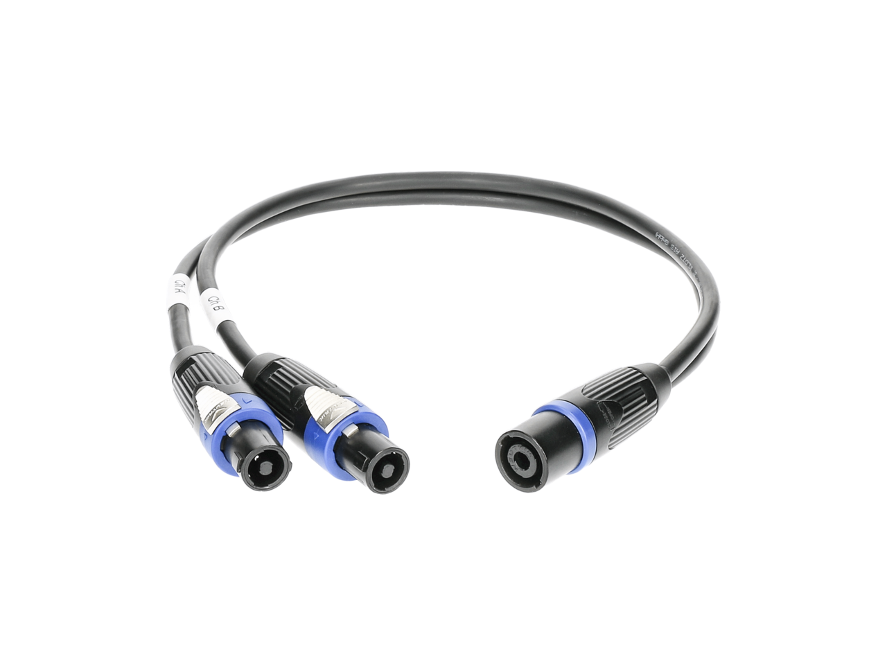 KLOTZ SPUTNIK TOP & SUB speaker adapter speakON 4p M - 2 x speakON 4p F