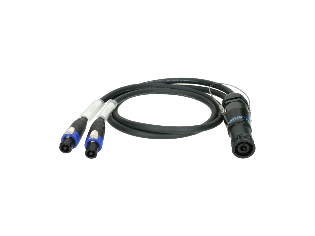 KLOTZ SPUTNIK Y speaker adapter speakON 8p M - 2 x speakON 4p F