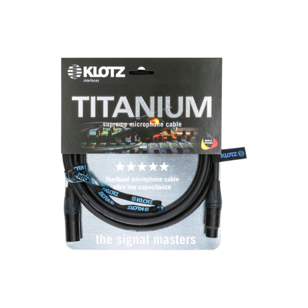 KLOTZ Titanium Mic Cable bk 7,5m