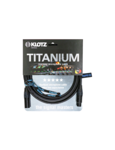 KLOTZ Titanium Mic Cable bk