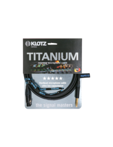 KLOTZ Titanium audio cable bk