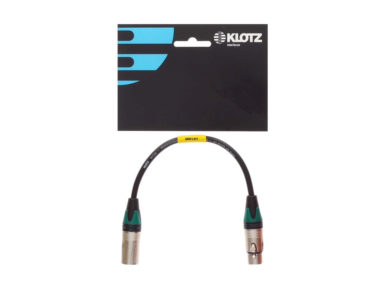 KLOTZ XLR GND LIFT adapter 0,25m