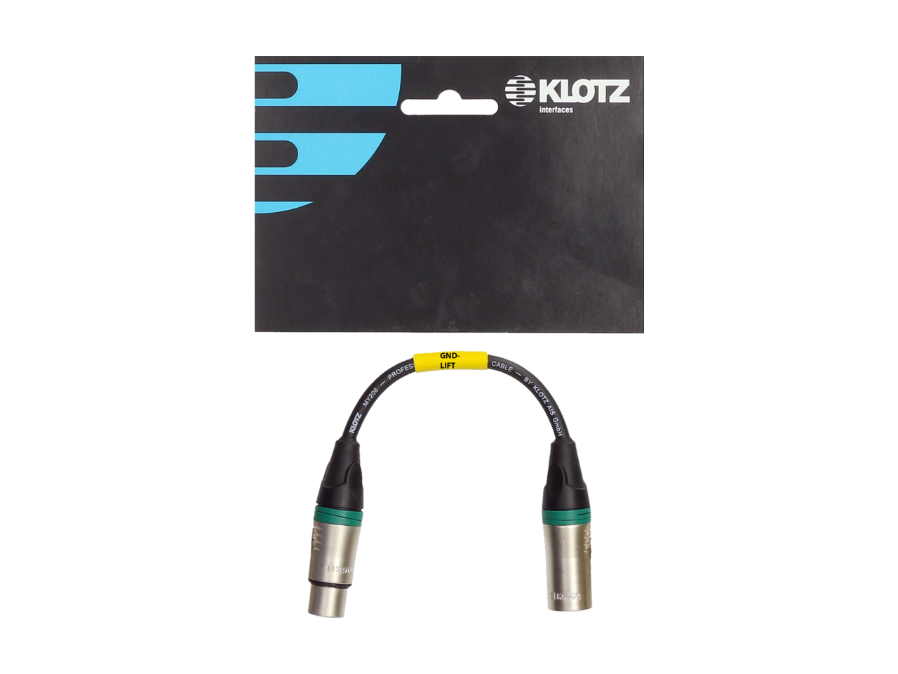 KLOTZ XLR GND LIFT adapter 0,2m