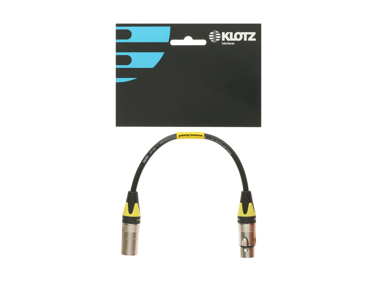 KLOTZ XLR phase reverse adapt. 0,25m