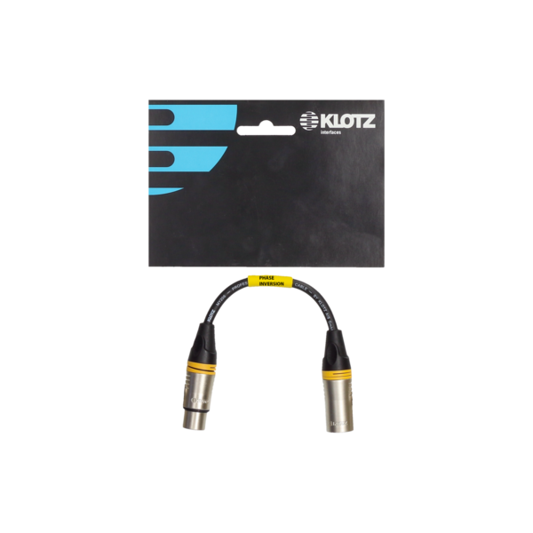 KLOTZ XLR cross phase adapter 0,2m