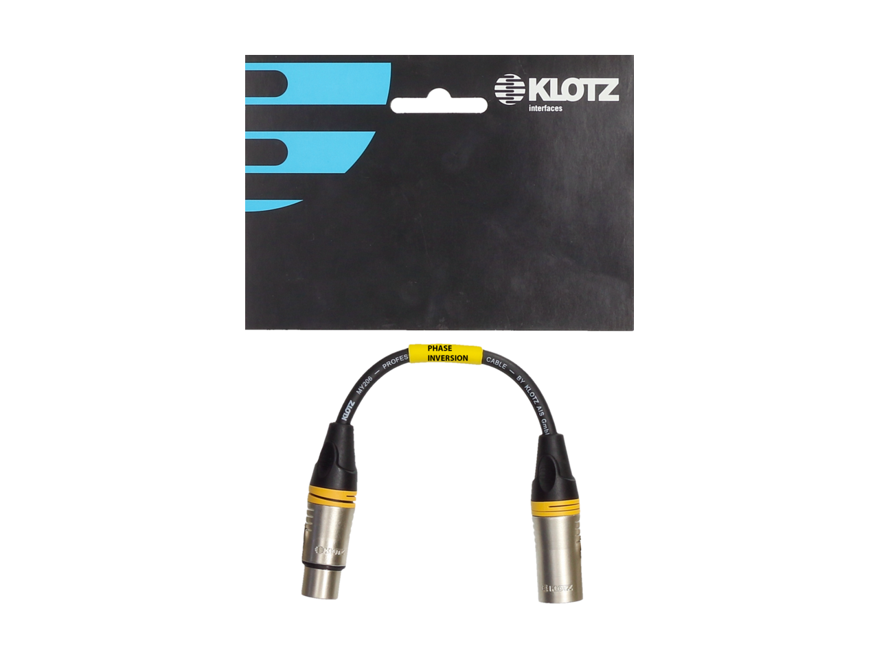 KLOTZ XLR cross phase adapter 0,2m