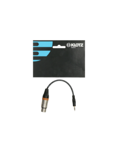 KLOTZ XLR F-Jack 3,5 st. Adapt. 0,2m