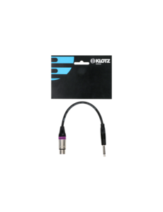 KLOTZ XLR F-Jack 1/4"mo. Adapt. 0,2m