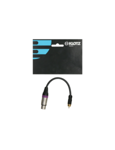 KLOTZ XLR F-Cinch M st. adapter 0,2m