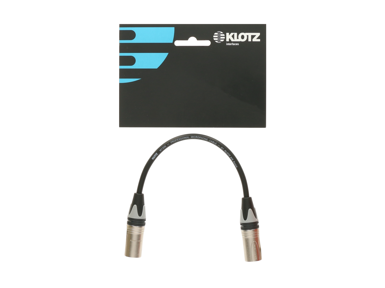 KLOTZ XLR M-M Adapter 0,2m