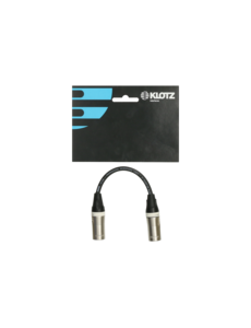 KLOTZ XLR 3p M-M adapter   0,2m