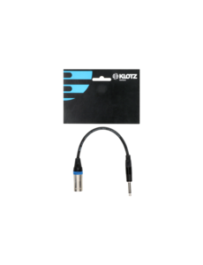 KLOTZ XLR M-Jack 1/4"mo. Adapt. 0,2m