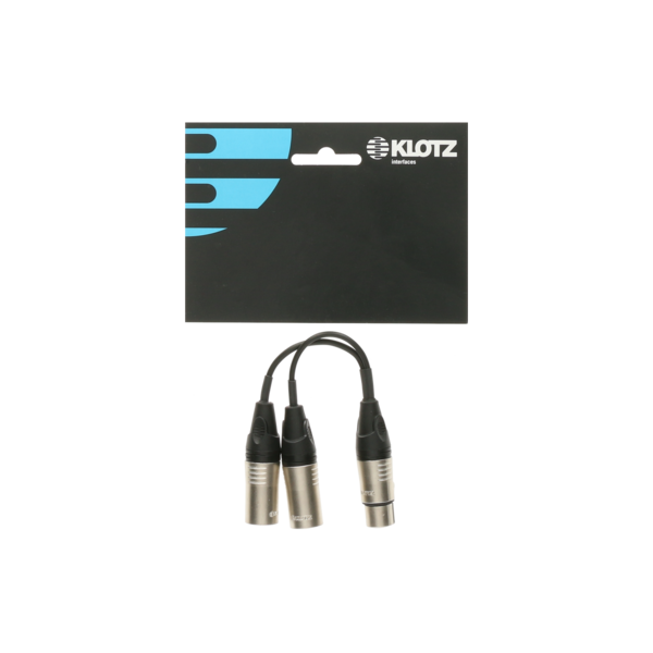 KLOTZ Mic. Y-split adapter 0,2m