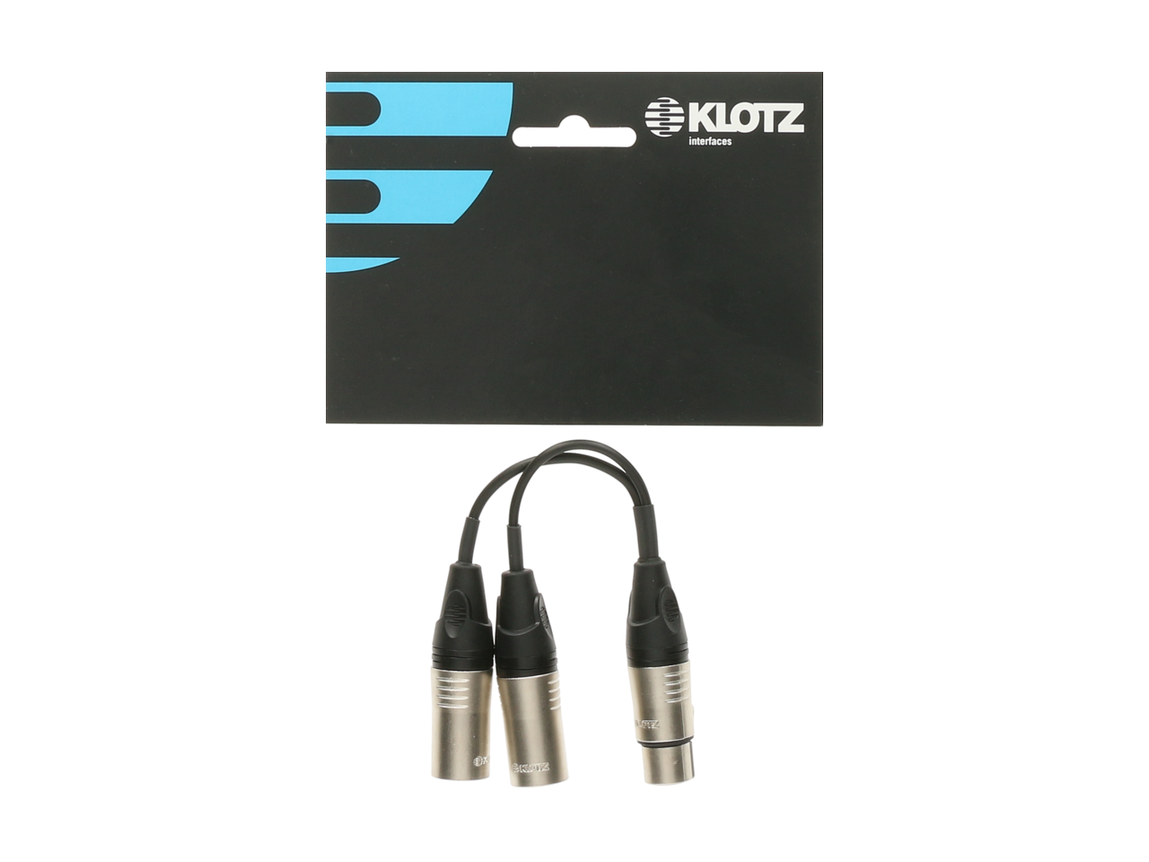 KLOTZ Mic. Y-split adapter 0,2m