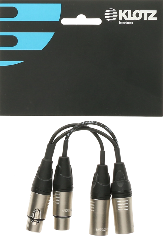 KLOTZ Mic. Z-split adapter 0,2m