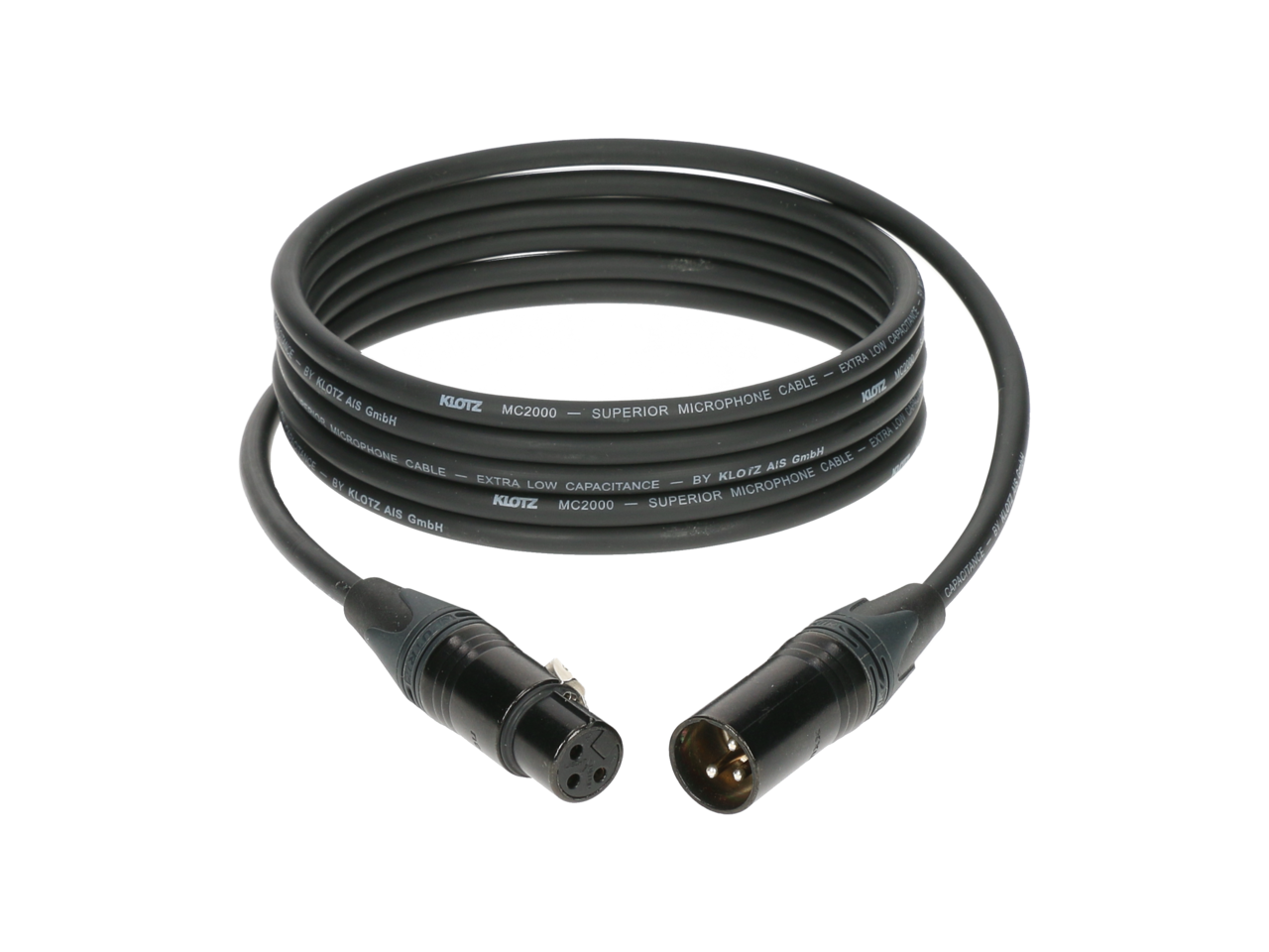 KLOTZ M2 Mic Cable bk 10m, foto 2 van 3