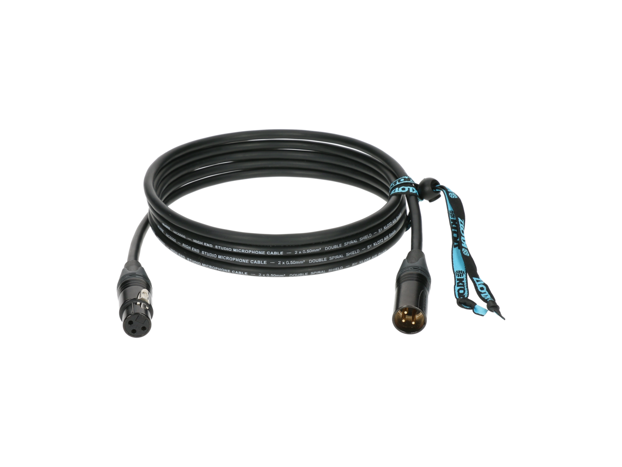 KLOTZ M5 Mic Cable bk 2m, foto 2 van 3