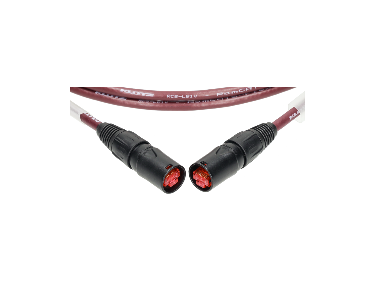 KLOTZ RAMCAT5 cable 0,3m, violet, foto 2 van 2