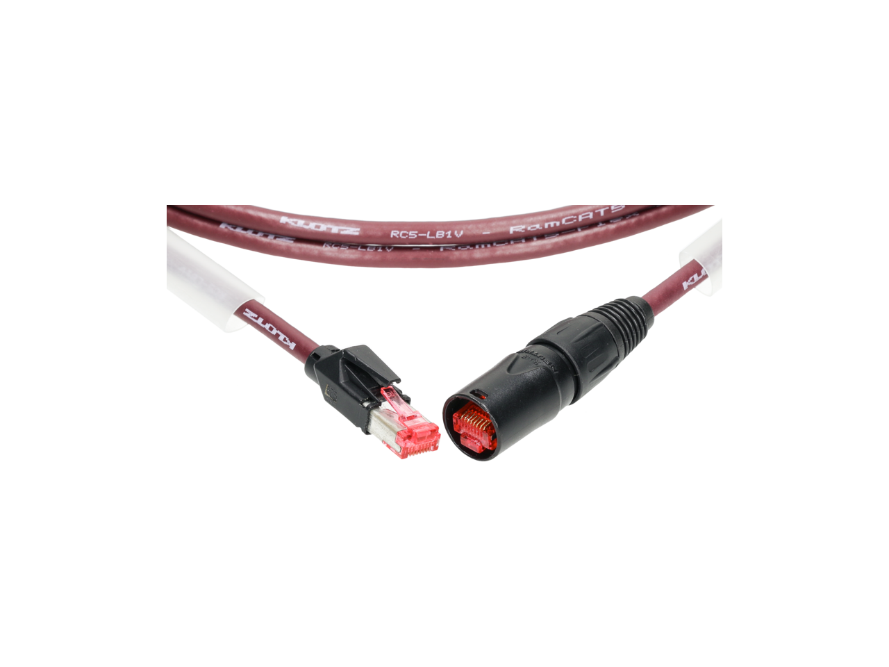 KLOTZ RAMCAT5 cable 0,3 m, violet, foto 2 van 2