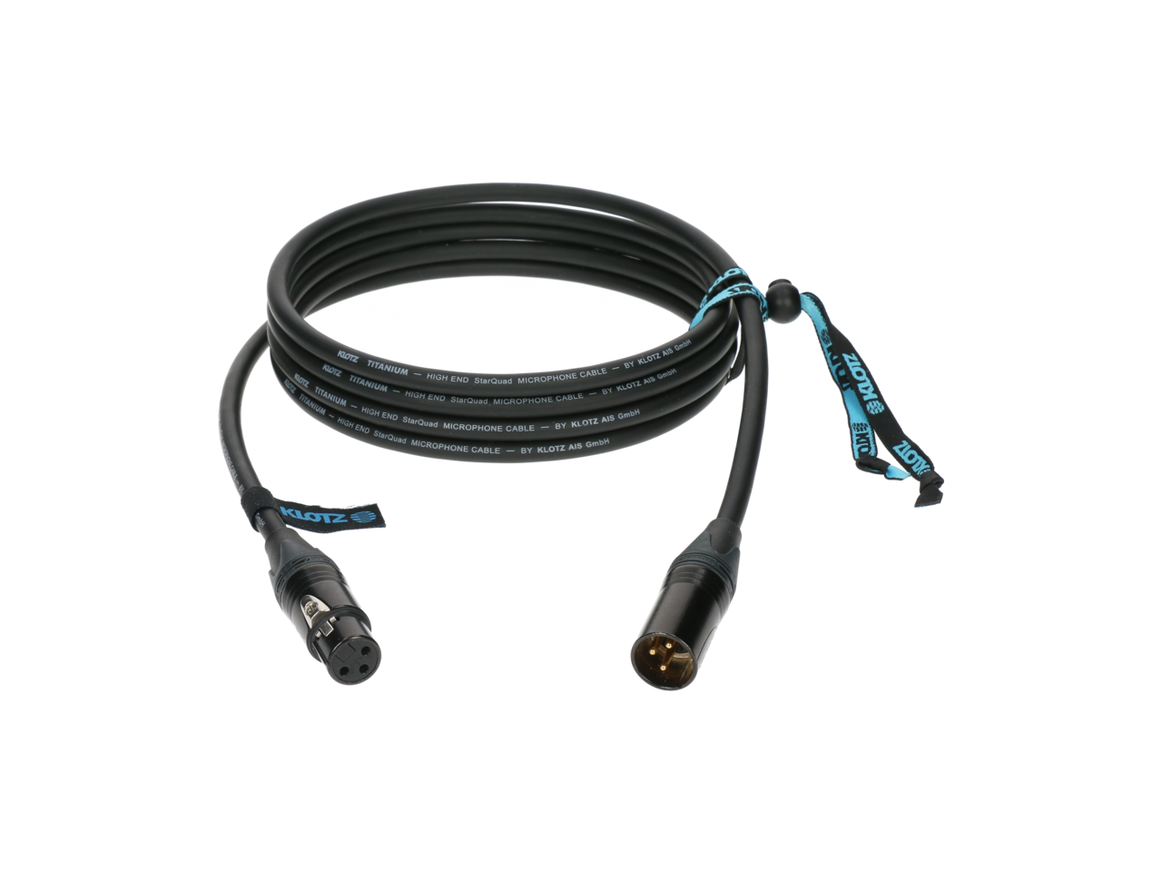 KLOTZ Titanium Mic Cable bk 7,5m, foto 2 van 3