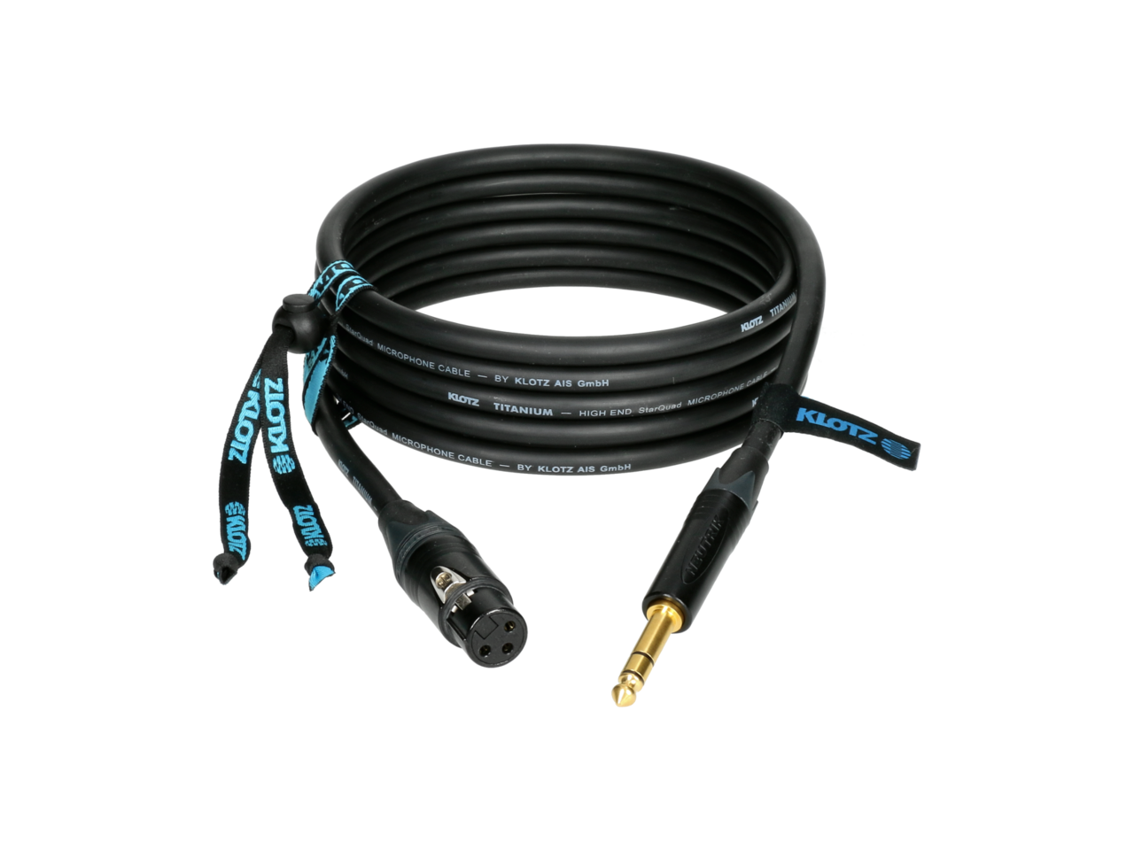 KLOTZ Titanium audio cable bk, foto 2 van 3