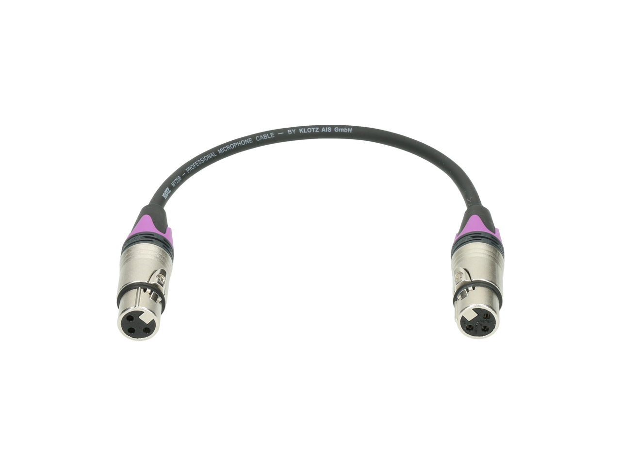KLOTZ XLR 3p. F/F adapter 0,2m, foto 2 van 3