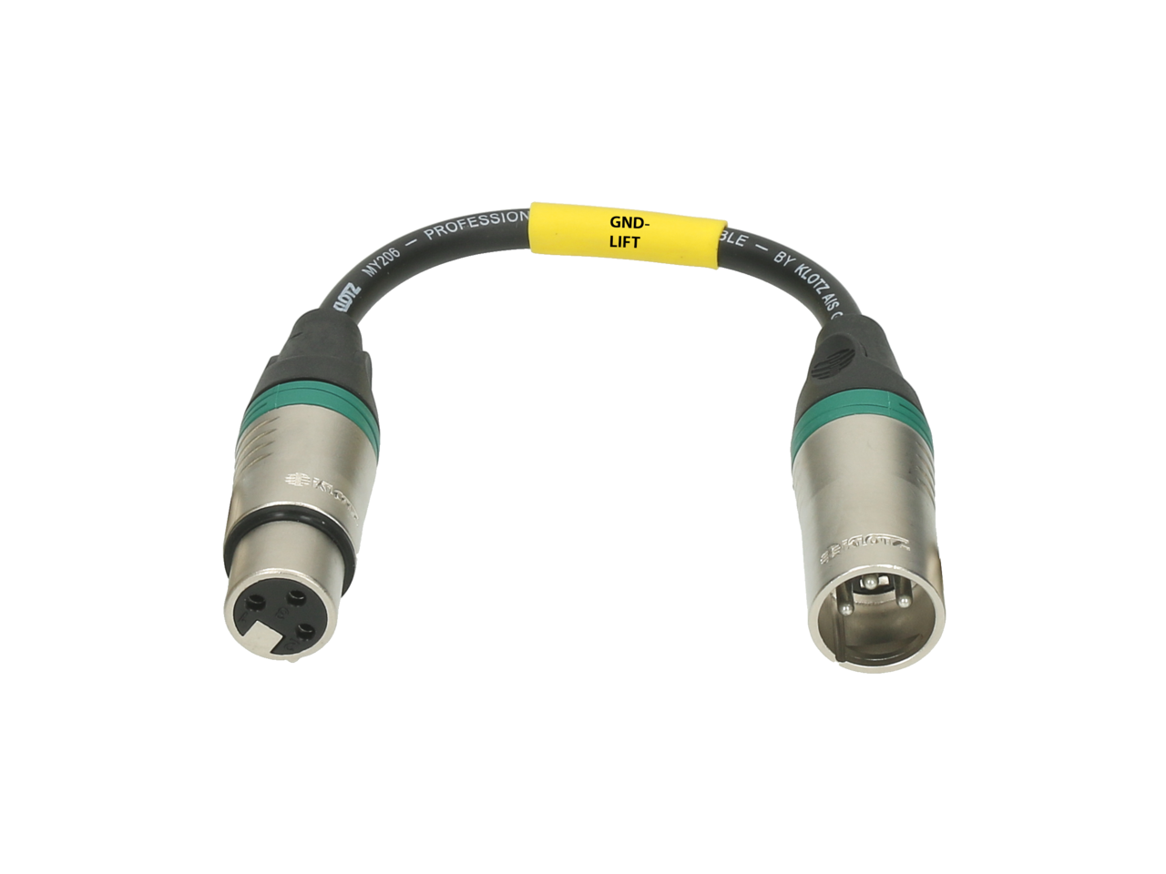 KLOTZ XLR GND LIFT adapter 0,2m, foto 2 van 3