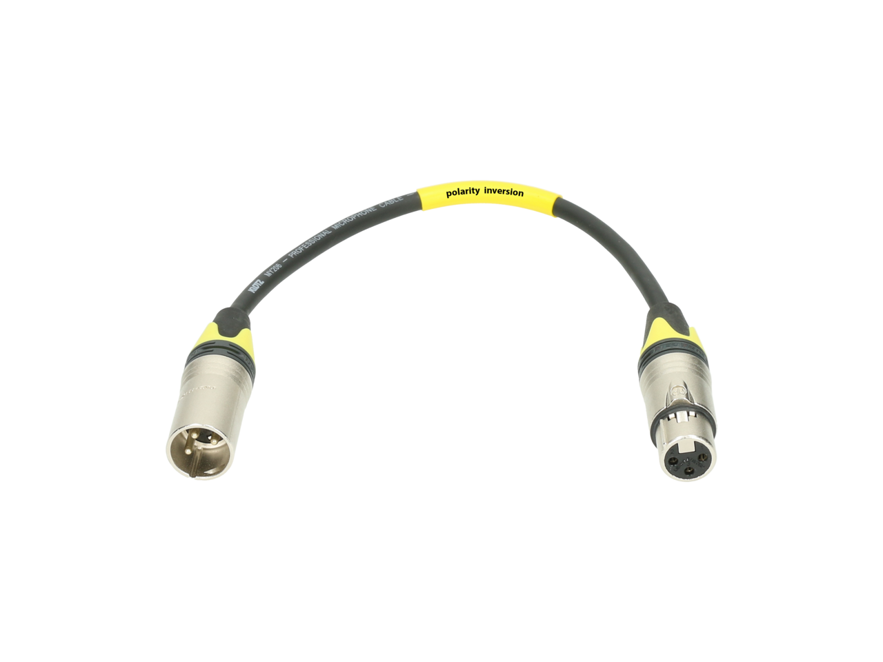 KLOTZ XLR phase reverse adapt. 0,25m, foto 2 van 3