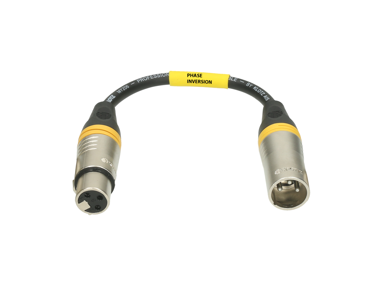 KLOTZ XLR cross phase adapter 0,2m, foto 2 van 3