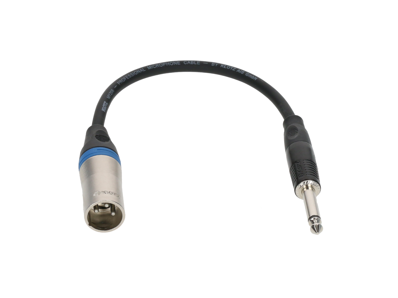 KLOTZ XLR M-Jack 1/4"mo. Adapt. 0,2m, foto 2 van 2