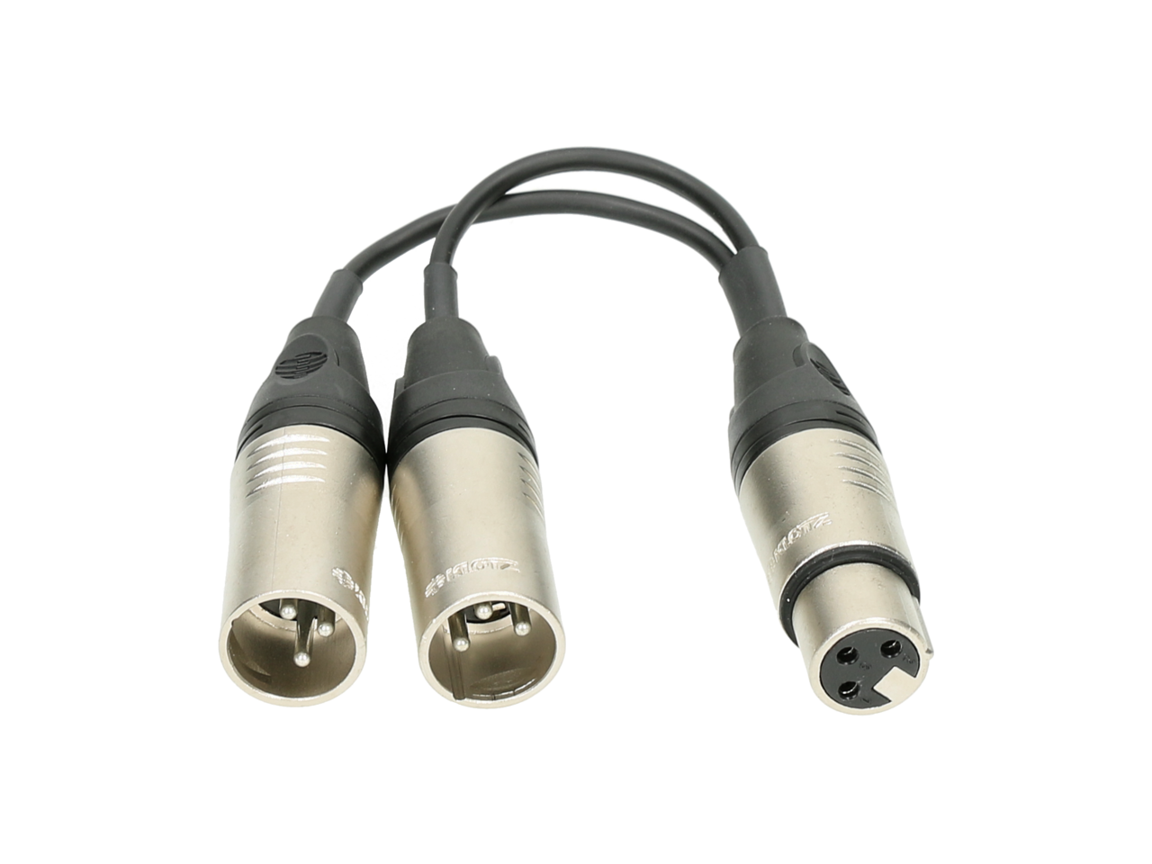 KLOTZ Mic. Y-split adapter 0,2m, foto 2 van 2