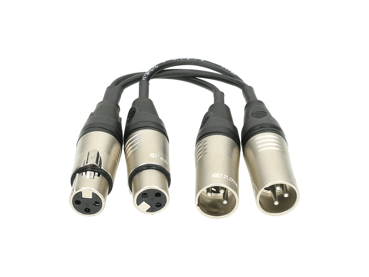 KLOTZ Mic. Z-split adapter 0,2m, foto 2 van 2