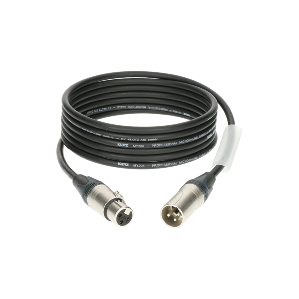 KLOTZ 3m Mic Cable MY206bk