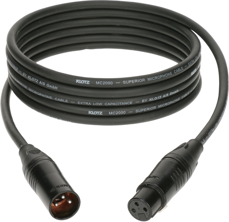 KLOTZ M2 Mic Cable bk 3m, foto 2 van 2