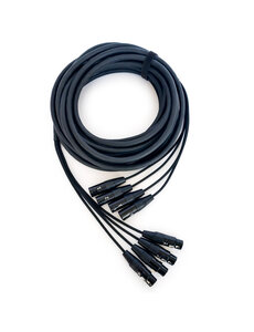 ZiKe Labs Multichannel cable 4x XLRf -> 4x XLRm, 2,5m