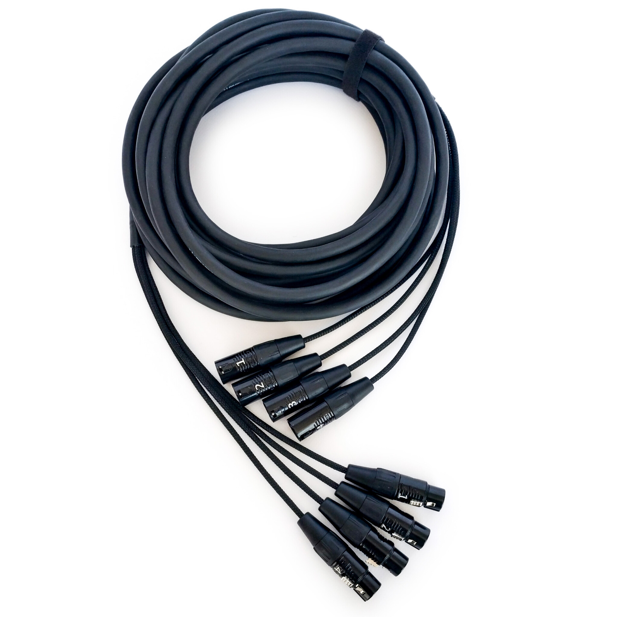 ZiKe Labs Multichannel cable 4x XLRf -> 4x XLRm, 2,5m