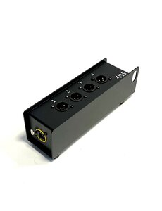 ZiKe Labs Adapter 2x etherCON to 3 pole XLR male