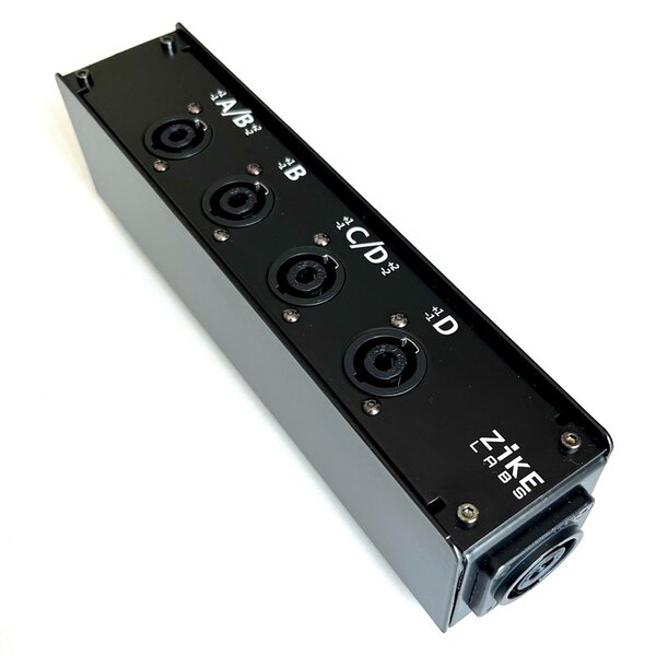 ZiKe Labs Speakerbox 4x NL4 (biamp) + 1x NL8