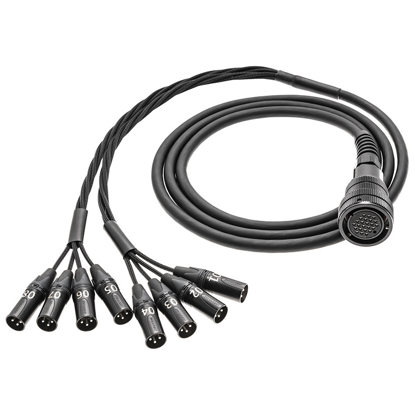 ZiKe Labs Fanout multipin to 8x XLR 20m, Bitner cable
