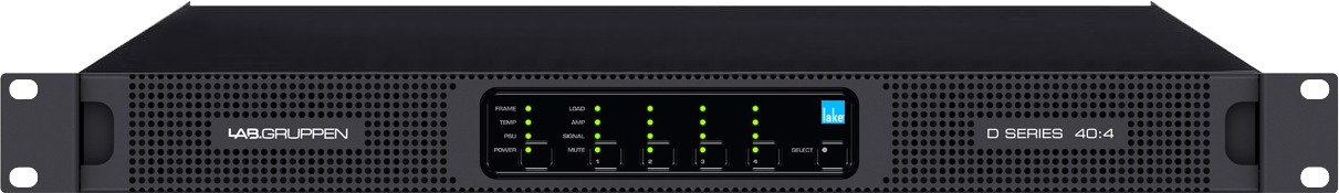 Lab Gruppen D40:4L Lake versterker 4x1000W/4ohm