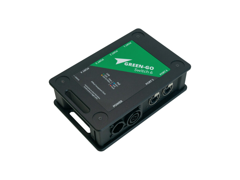 GreenGO Switch 6 poorts POE+ PTPv2 excl. powercord
