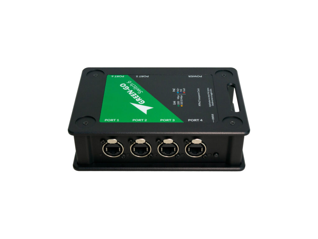 GreenGO Switch 6 poorts POE+ PTPv2 excl. powercord, foto 2 van 6