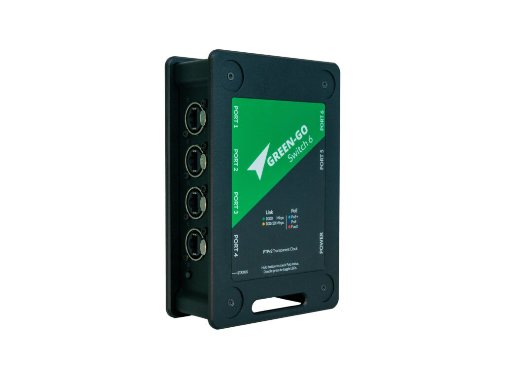 GreenGO Switch 6 poorts POE+ PTPv2 excl. powercord, foto 4 van 6