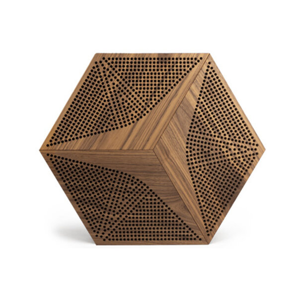 Form at Wood CM-A HEXAGO FLAT TRIANGLE EXTERNAL AMERICAN WALNUT