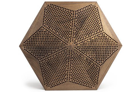 Form at Wood P-A HEXAGO STAR AMERICAN WALNUT