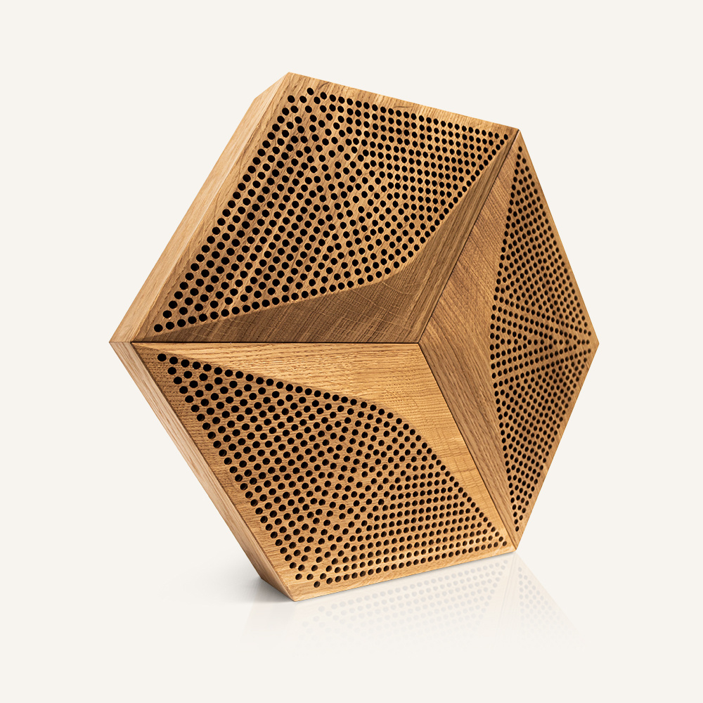 Form at Wood CM-A HEXAGO TRIANGLE EXTERNAL OAK, foto 2 van 6
