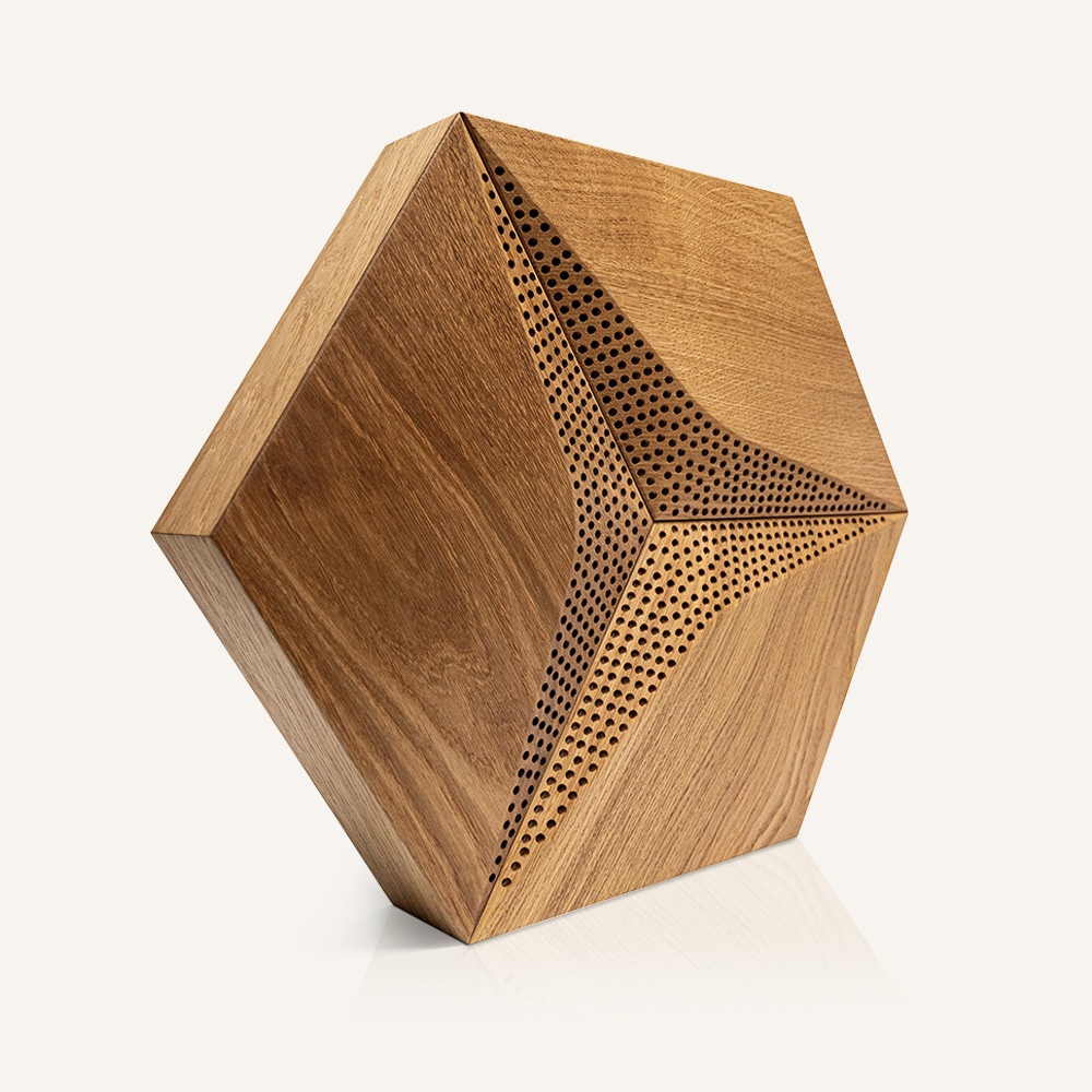 Form at Wood CM-D HEXAGO TRIANGLE INTERNAL OAK, foto 2 van 6