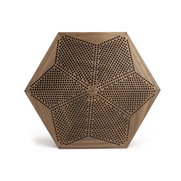 Form at Wood P-A HEXAGO FLAT STAR AMERICAN WALNUT